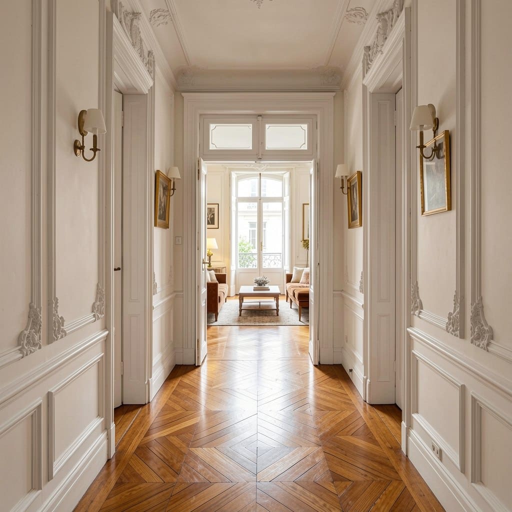 Hall d'entrée — appartement Paris 11e